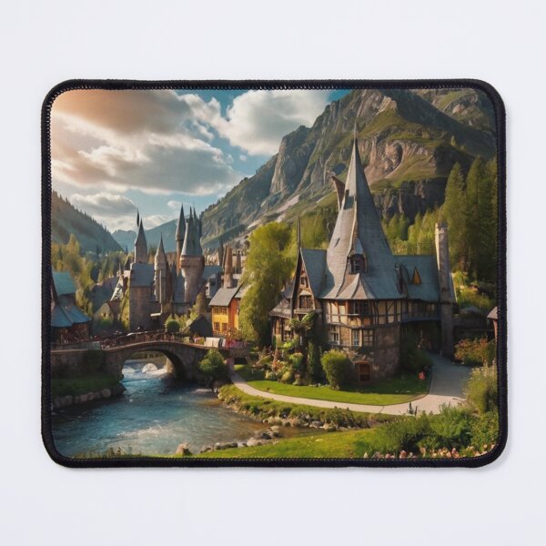 Item preview, Mystical Glow Over the Enchanted Village designed and sold by BlareBlare.