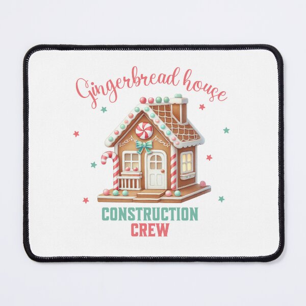 Item preview, Gingerbread house construction crew designed and sold by InspireGlow.