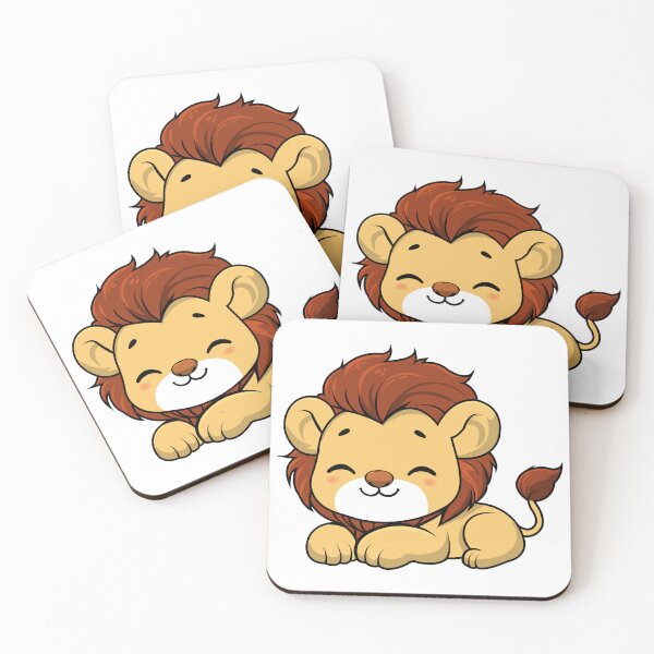 Item preview, Happy Lion Cub - Perfect for Children's Books and Decor - T Shirt Design and Sticker Design designed and sold by CreativeTomb.