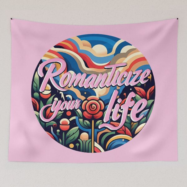 Item preview, Romanticize Your Life, typography designed and sold by maxmaj.
