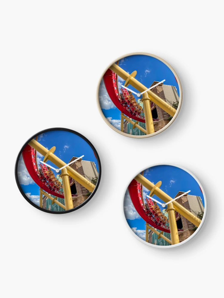 Thumbnail 3 of 4, Clock, Hollywood Rip Ride Rocket designed and sold by Crispcoasters.