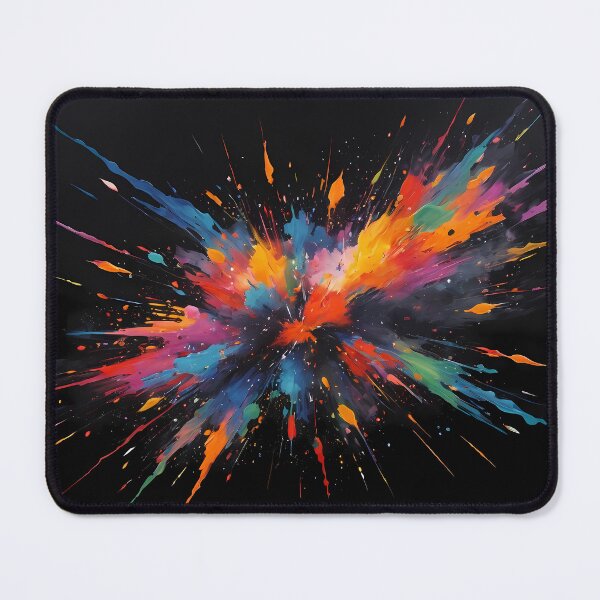 Item preview, Dark Abstract Colorful Explosion designed and sold by papi1998.