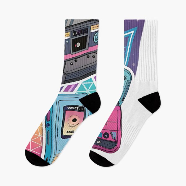 Artikelvorschau, Retro Tech Glow: Neon-Vintage-Gadgets entworfen und verkauft von FluffyPeels.