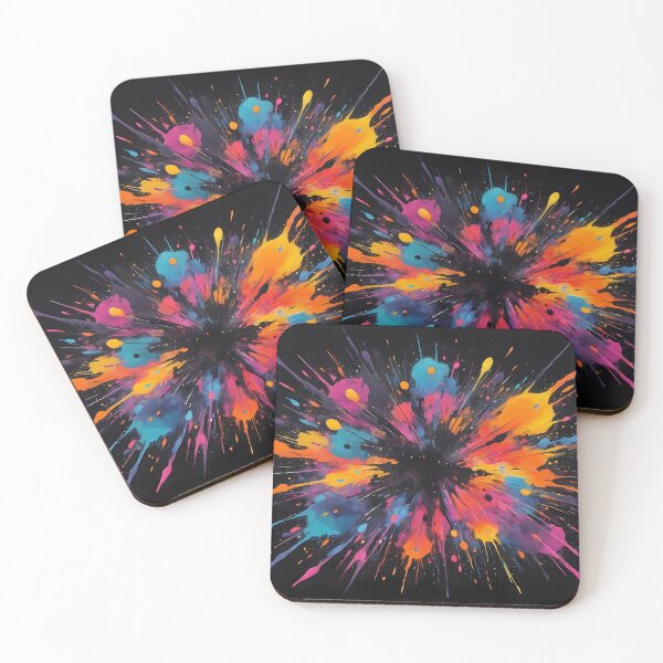 Item preview, Dark Abstract Colorful Explosion designed and sold by papi1998.