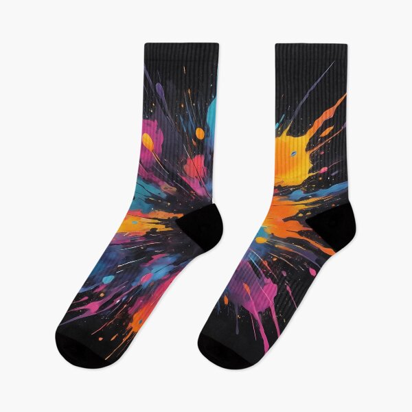 Item preview, Dark Abstract Colorful Explosion designed and sold by papi1998.