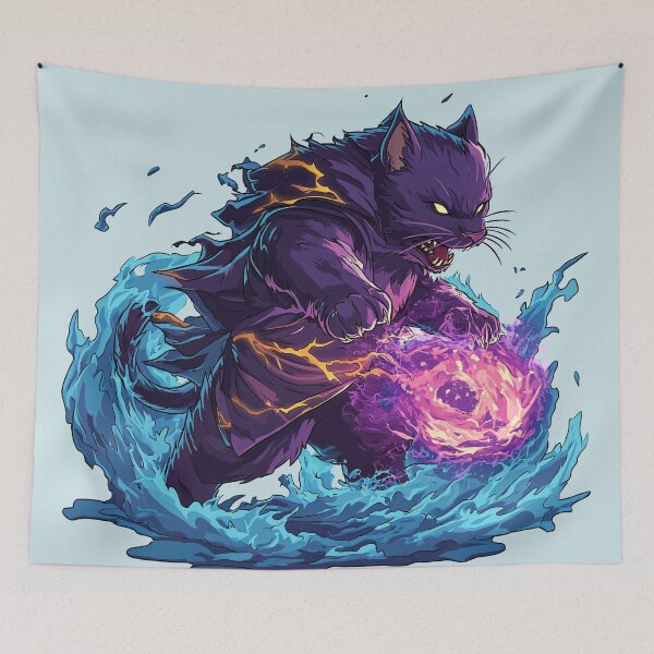 Item preview, Elemental Battle Cat: Unleashing the Power designed and sold by ParaCross.