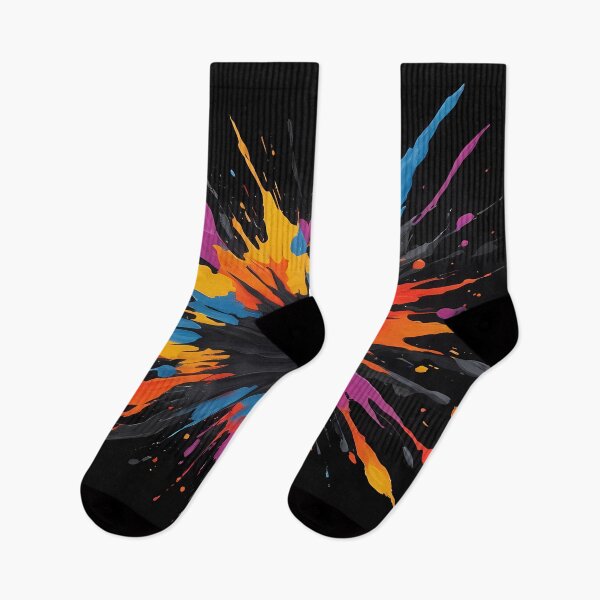 Item preview, Dark Abstract Colorful Explosion designed and sold by papi1998.