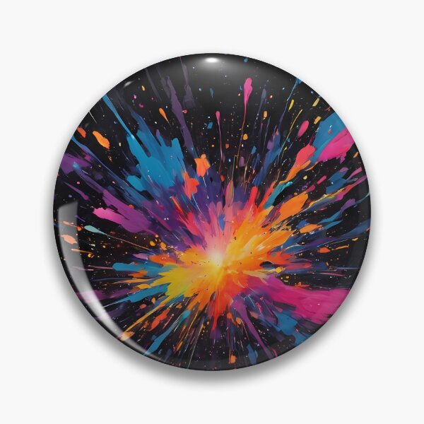 Item preview, Dark Abstract Colorful Explosion designed and sold by papi1998.