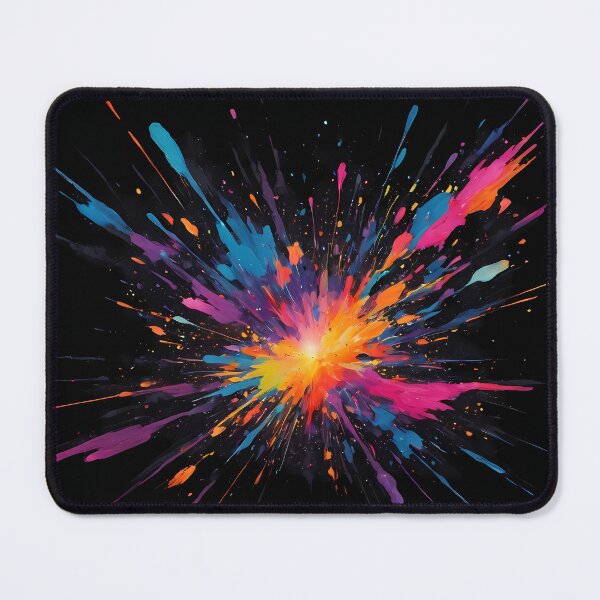Item preview, Dark Abstract Colorful Explosion designed and sold by papi1998.