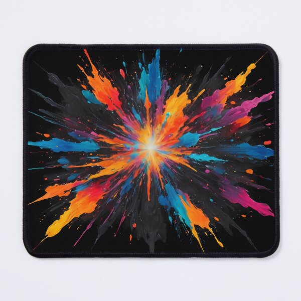 Item preview, Dark Abstract Colorful Explosion designed and sold by papi1998.