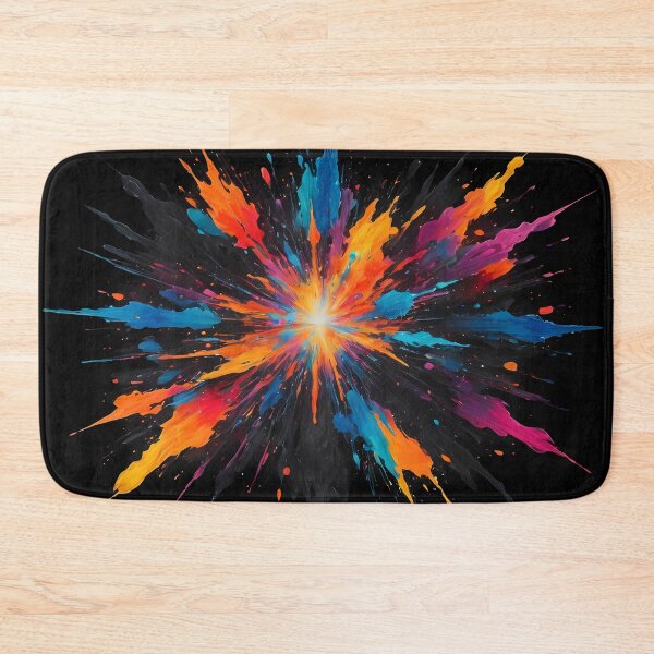 Item preview, Dark Abstract Colorful Explosion designed and sold by papi1998.