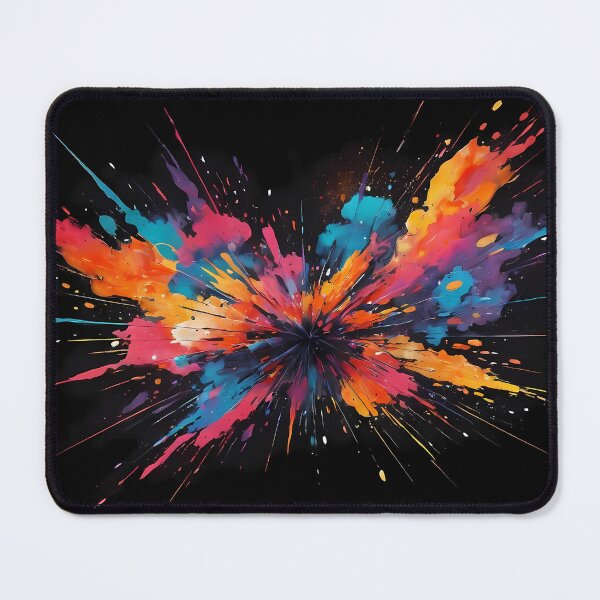 Item preview, Dark Abstract Colorful Explosion designed and sold by papi1998.