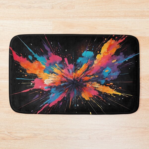 Item preview, Dark Abstract Colorful Explosion designed and sold by papi1998.