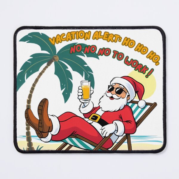 Item preview, Santa Claus is chilling by the sea designed and sold by kankan22.