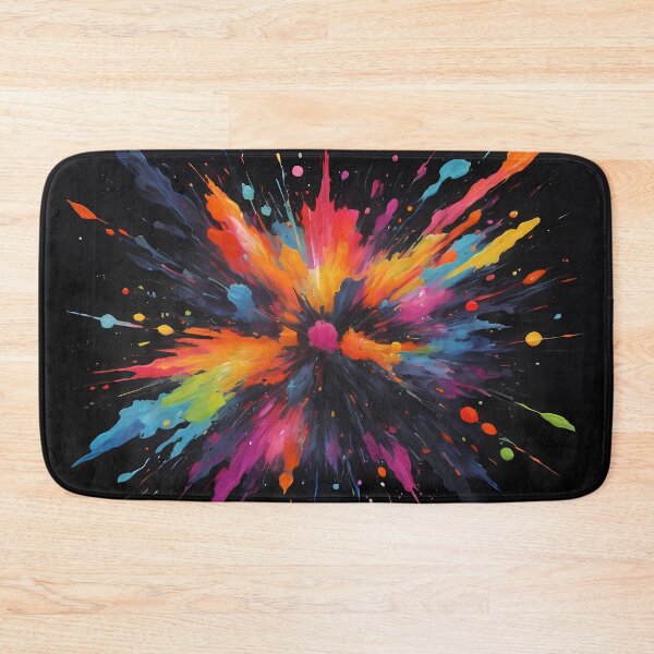 Item preview, Dark Abstract Colorful Explosion designed and sold by papi1998.