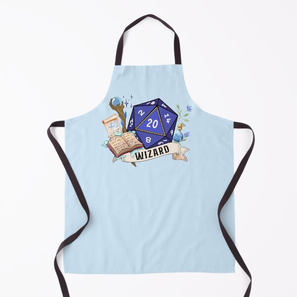 Item preview,  WIZARD DND CLASS: Wizard D20 with spell book, staff and potion designed and sold by DungeonAtelier.