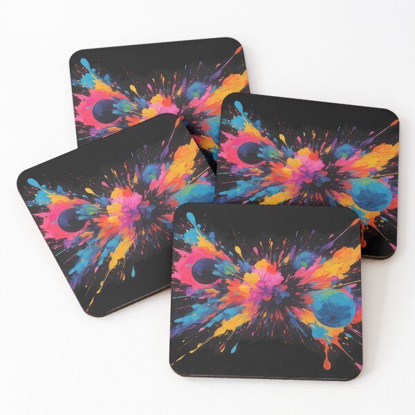 Item preview, Dark Abstract Colorful Explosion designed and sold by papi1998.