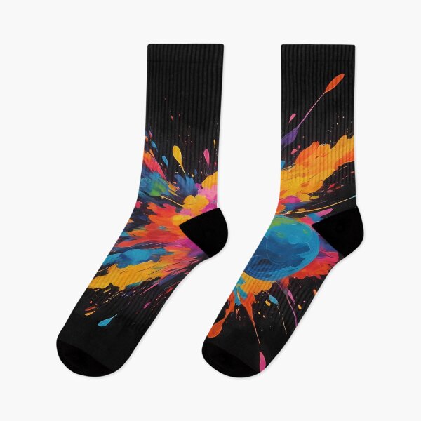 Item preview, Dark Abstract Colorful Explosion designed and sold by papi1998.