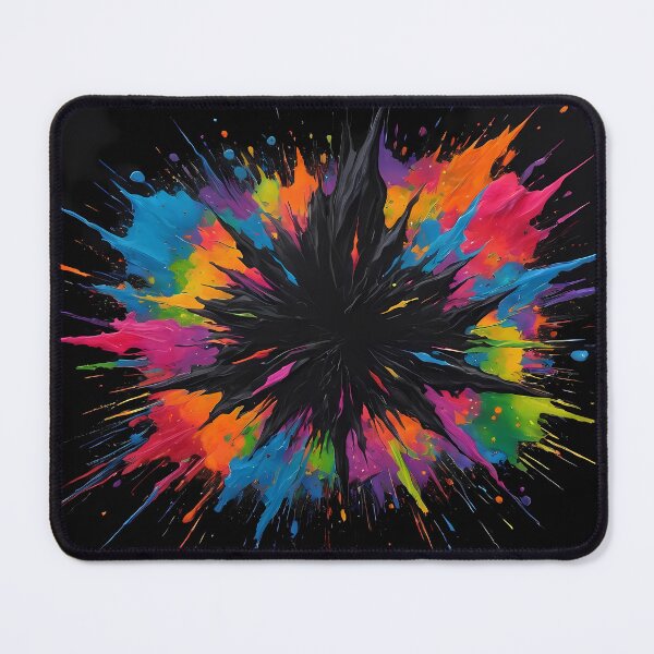 Item preview, Dark Abstract Colorful Explosion designed and sold by papi1998.