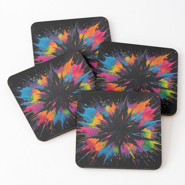 Item preview, Dark Abstract Colorful Explosion designed and sold by papi1998.