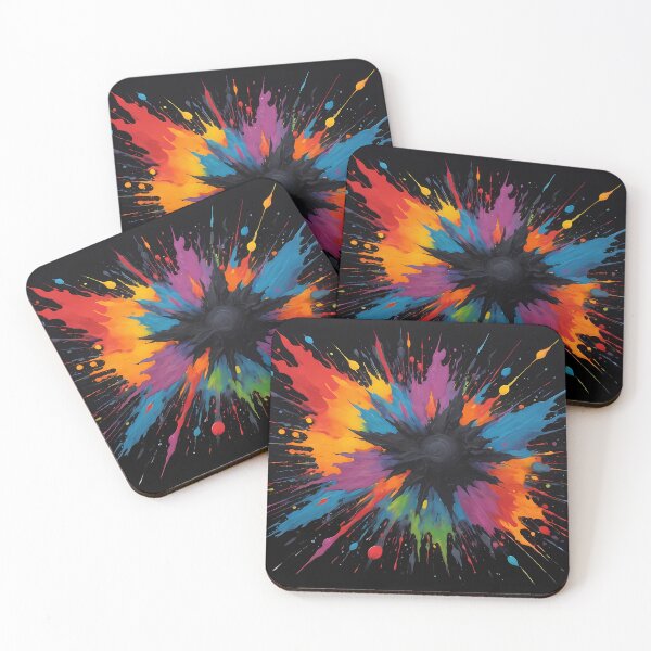 Item preview, Dark Abstract Colorful Explosion designed and sold by papi1998.