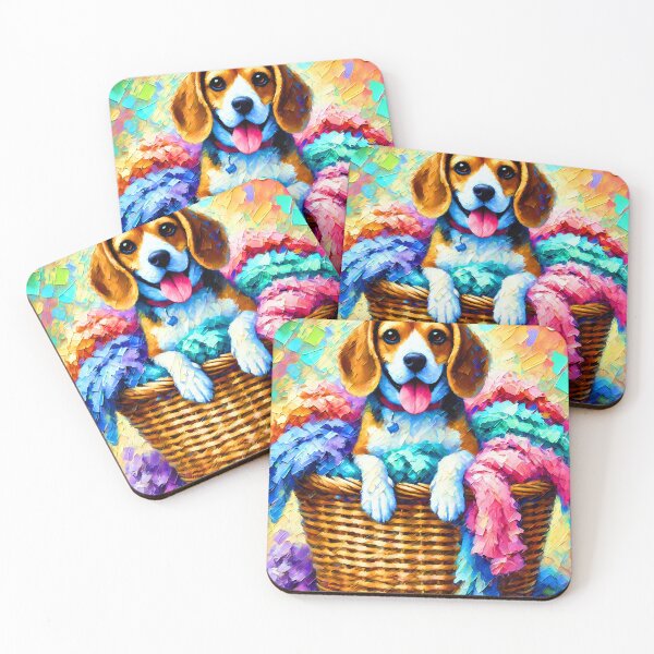 Item preview, Beagle in a Basket designed and sold by ChrisButler.
