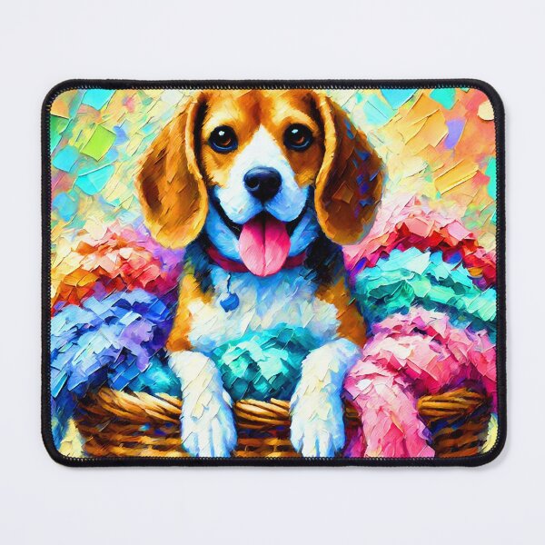 Item preview, Beagle in a Basket designed and sold by ChrisButler.