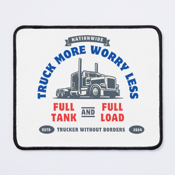 Item preview, Truck More Worry Less designed and sold by SparkandSeed.