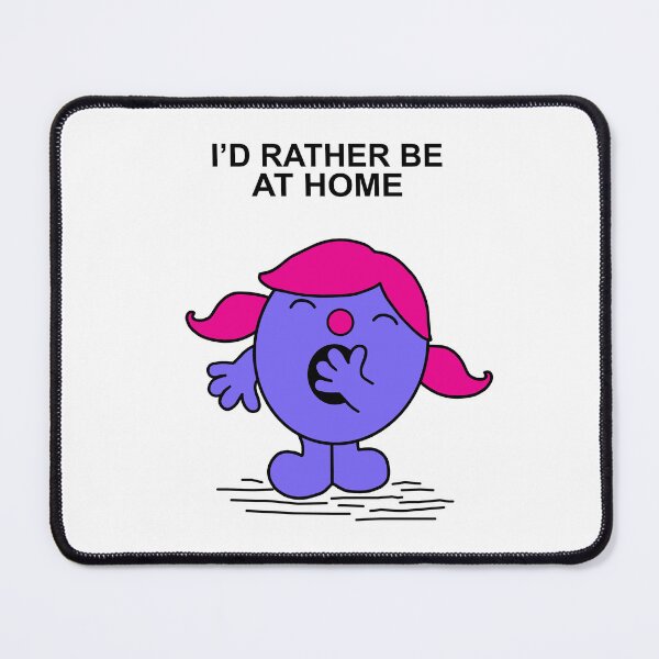 Item preview, Little miss I'd Rather be at Home designed and sold by Scat the cat.