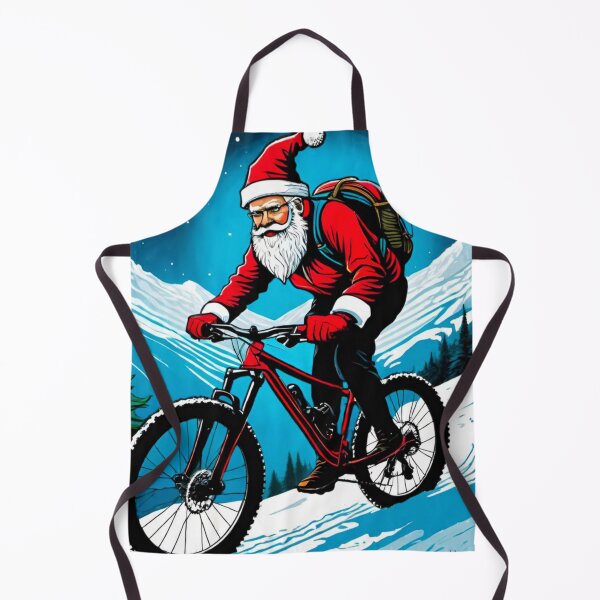 Item preview, Santa Shreds: Downhill MTB Snow Adventure designed and sold by GrizzlyCollective.