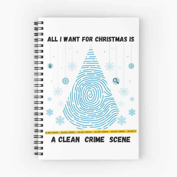 Item preview, Forensic Scientist All I want for Christmas is a clean crime scene designed and sold by Digitayaa.