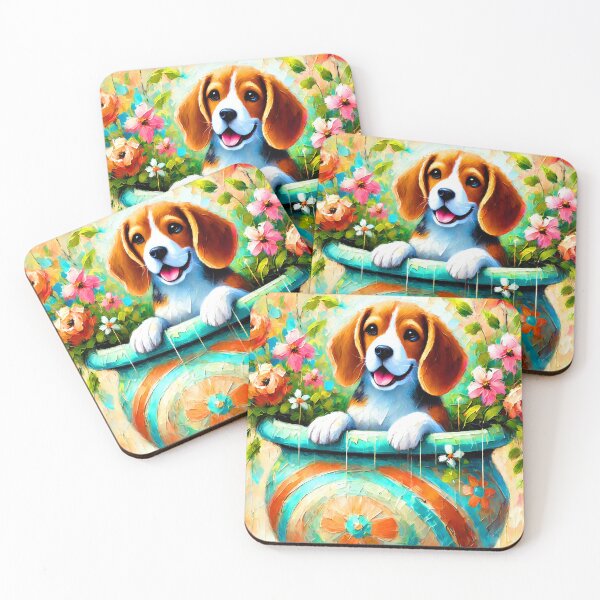 Item preview, Beagle in a Flower Pot designed and sold by ChrisButler.