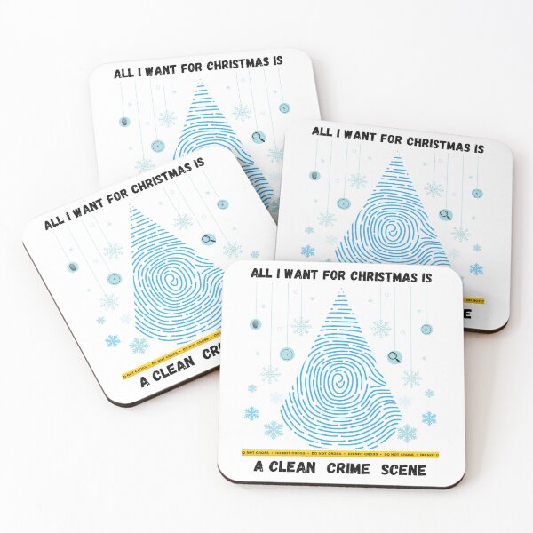 Item preview, Forensic Scientist All I want for Christmas is a clean crime scene designed and sold by Digitayaa.