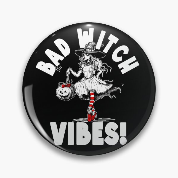 Item preview, 'Bad Witch Vibes' T-Shirt - Cute Girl Power Witch designed and sold by C-Town Tees.