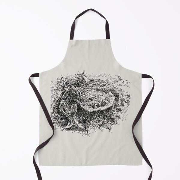 Item preview, Ink drawing of a Giant Cuttlefish designed and sold by GothicByNature.