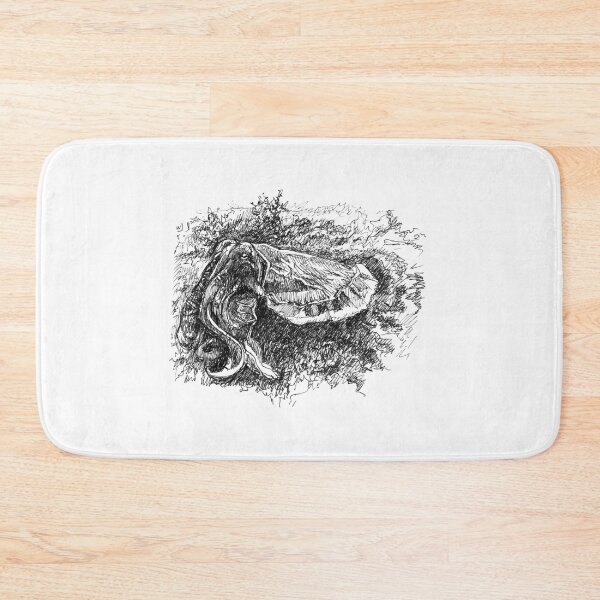 Item preview, Ink drawing of a Giant Cuttlefish designed and sold by GothicByNature.
