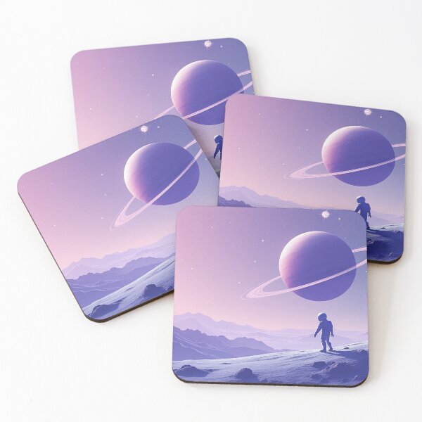 Item preview, Futuristic Astronaut and Planet Design designed and sold by AVCART.