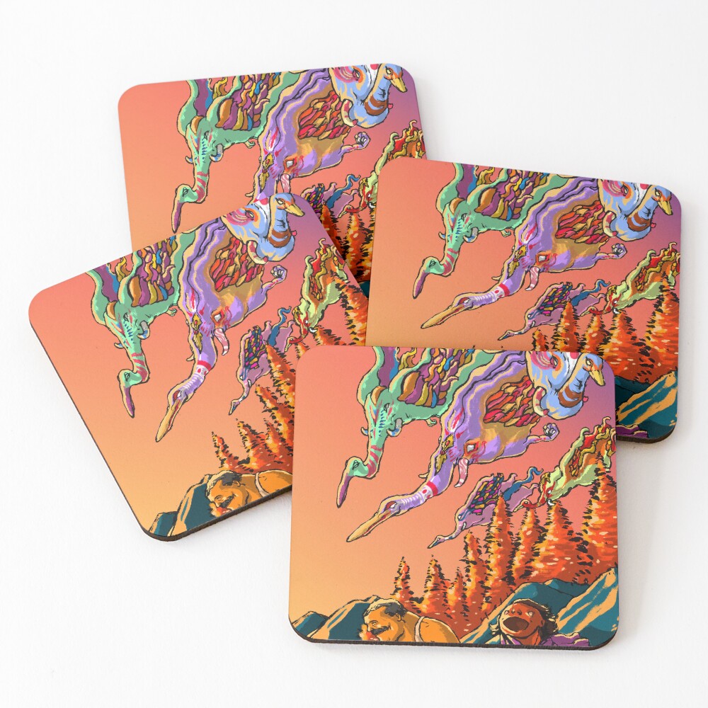 Item preview, Coasters (Set of 4) designed and sold by ROHANBHATIAART.