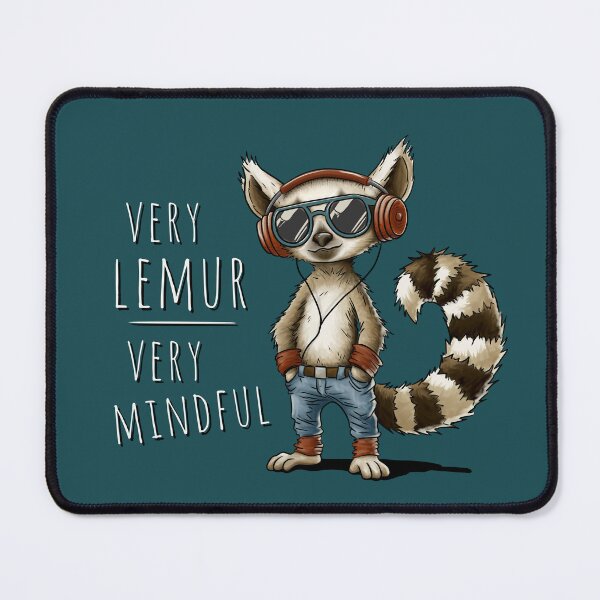 Item preview, Demure? Very Lemur, Very Mindful! Trend Meme Humor designed and sold by Skizzenmonster.