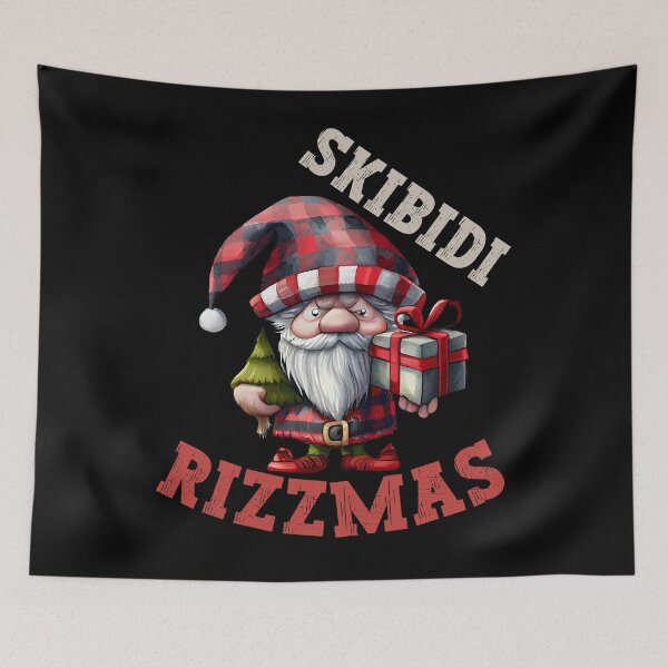 Item preview, Skibidi rizzmas funny christmas gnome designed and sold by Vilemo.