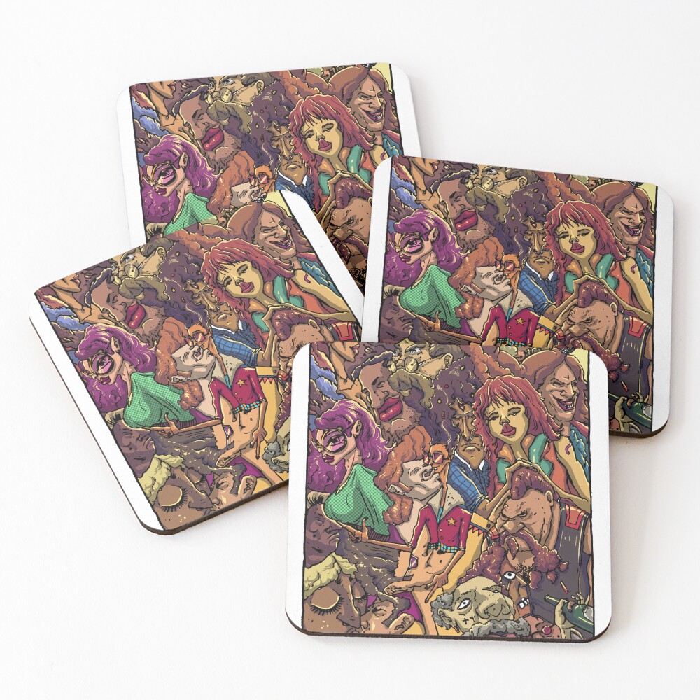 Item preview, Coasters (Set of 4) designed and sold by ROHANBHATIAART.