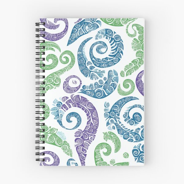 Artikelvorschau, Neuseeland Māori Paua Muster Koru Design 131 entworfen und verkauft von GrinGalore.