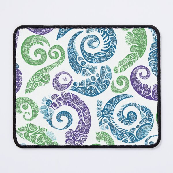 Item preview, New Zealand Māori Paua Pattern Koru Design 131 designed and sold by GrinGalore.