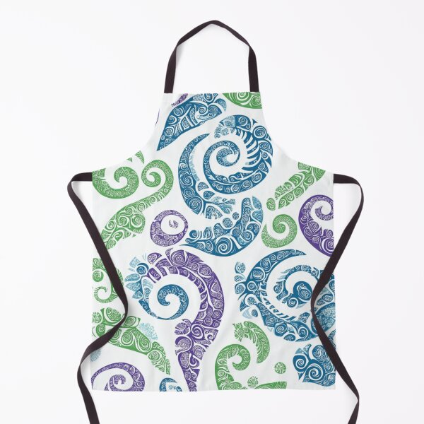 Item preview, New Zealand Māori Paua Pattern Koru Design 131 designed and sold by GrinGalore.