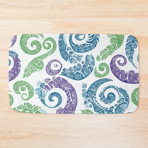 Item preview, New Zealand Māori Paua Pattern Koru Design 131 designed and sold by GrinGalore.