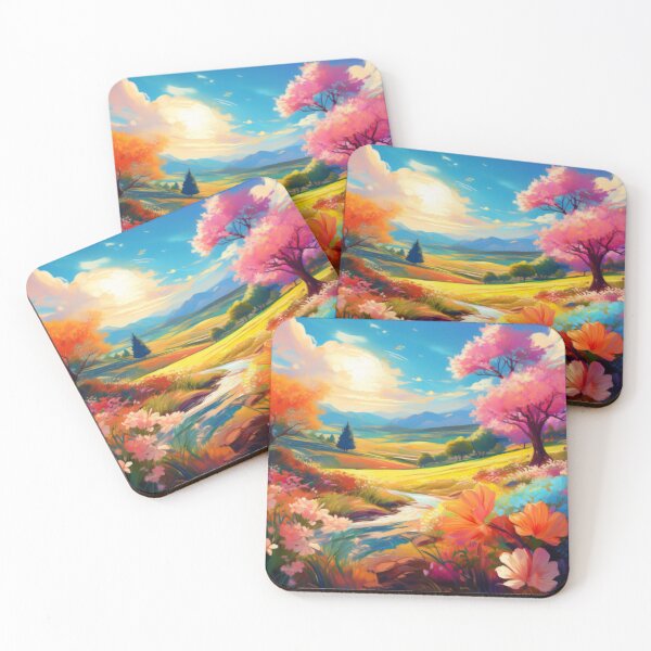 Item preview, Vibrant Spring Meadow with Blossoming Flowers designed and sold by RaiyaTees.