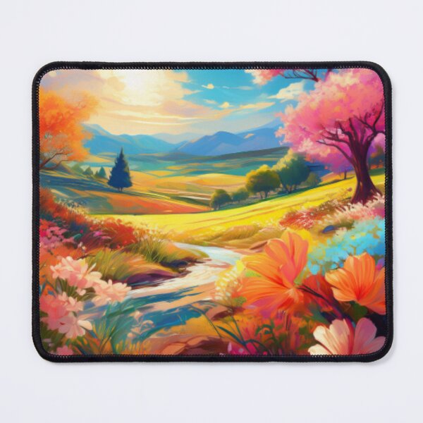 Item preview, Vibrant Spring Meadow with Blossoming Flowers designed and sold by RaiyaTees.