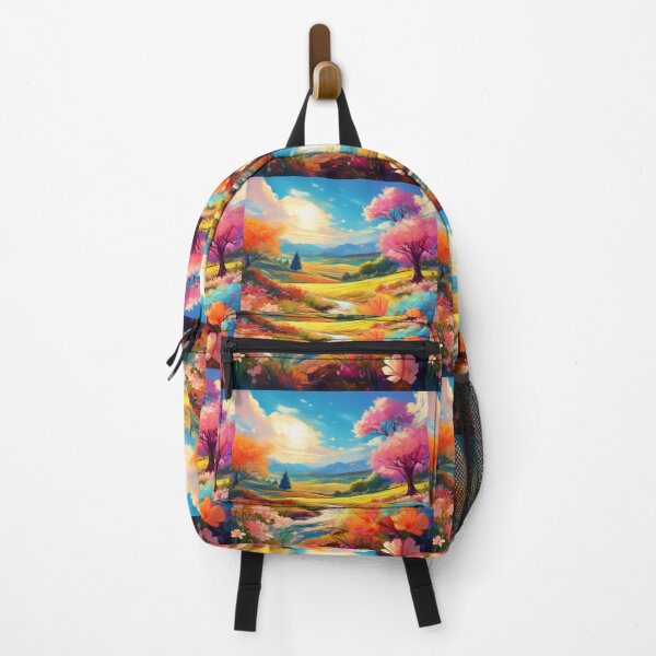 Item preview, Vibrant Spring Meadow with Blossoming Flowers designed and sold by RaiyaTees.