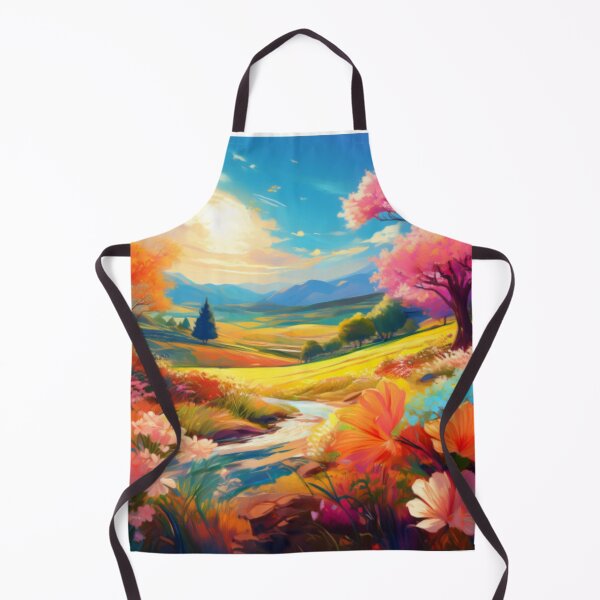 Item preview, Vibrant Spring Meadow with Blossoming Flowers designed and sold by RaiyaTees.