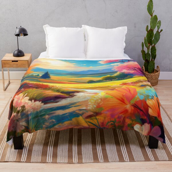 Item preview, Vibrant Spring Meadow with Blossoming Flowers designed and sold by RaiyaTees.